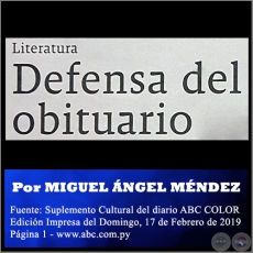 EL DUQUE DE BURGUNDY - Por MIGUEL NGEL MNDEZ -  Domingo, 17 de Febrero de 2019